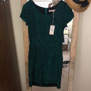 Anthropologie Hutch Leopard Print Dress size 4